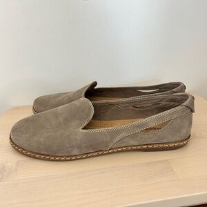 HUSH PUPPIES Sebeka Piper Flat Size 11 Genuine Leather Comfort Slip On Casual